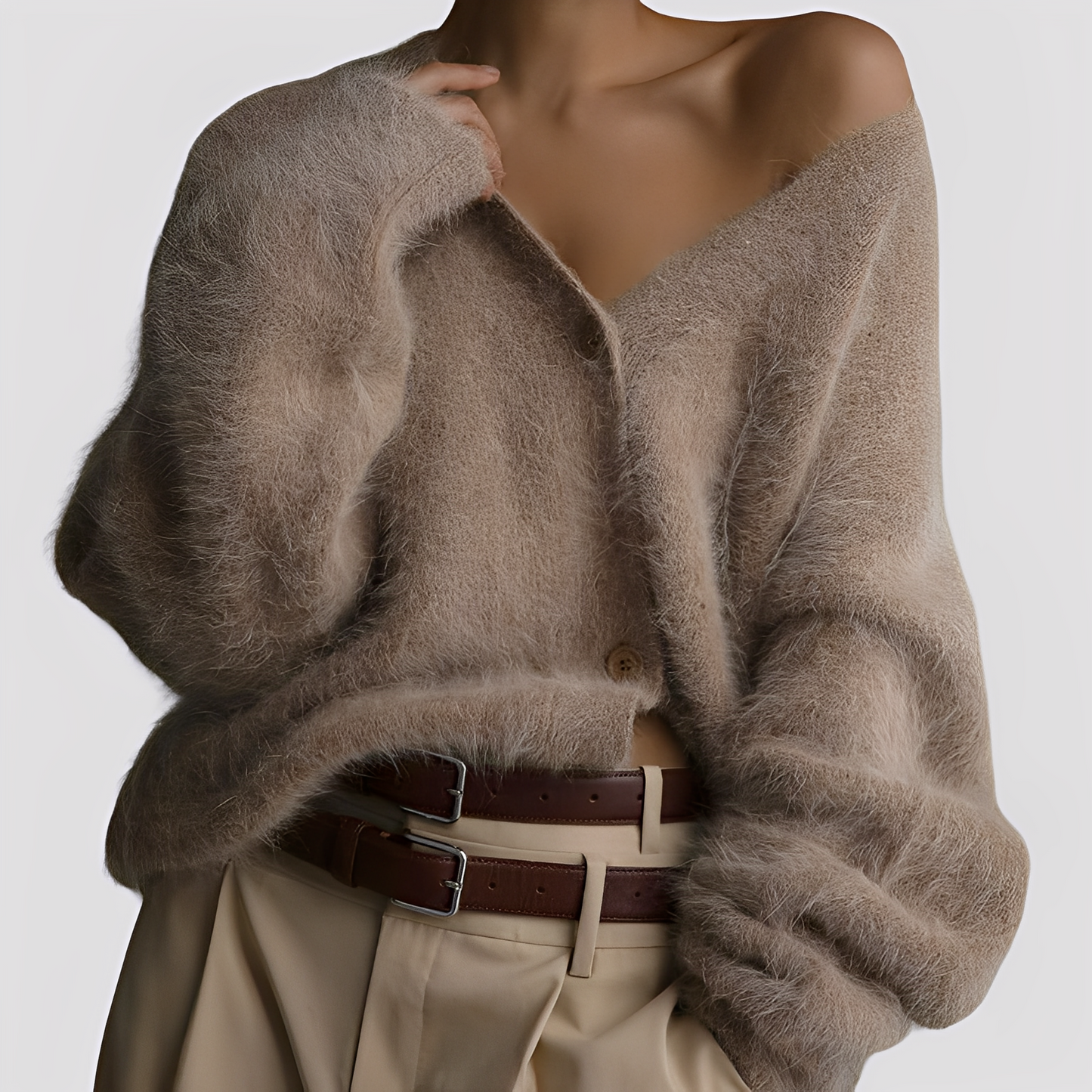 Lavena - Gemütlicher, weiter Damen-Kaschmirpullover