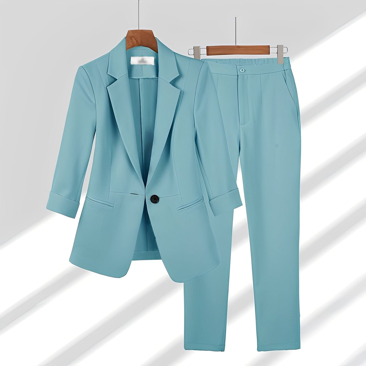 Elouise - Weit geschnittenes, elegantes Damen Blazer- und Hosen-Set