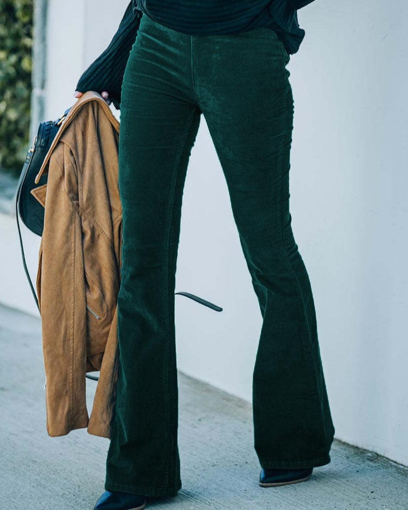 Elaina - Weit geschnittene Damenhose mit Stretch