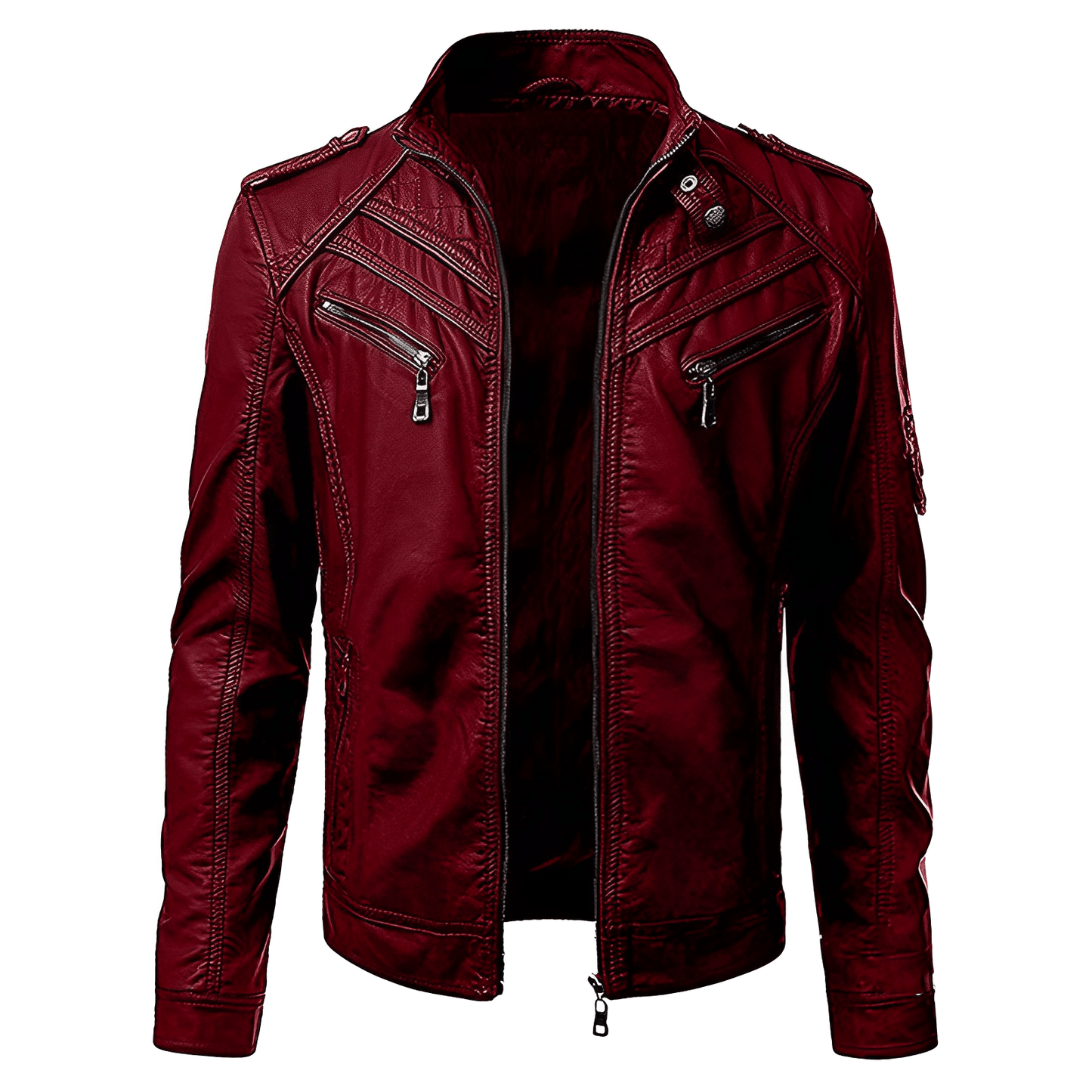 Lucas - Luxuriöse Lederjacke im modernen Stil