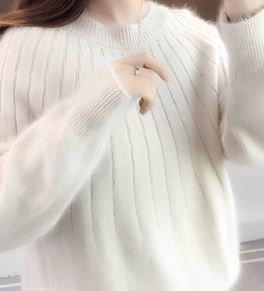Josslyn - Eleganter, locker geschnittener Damen-Kaschmirpullover