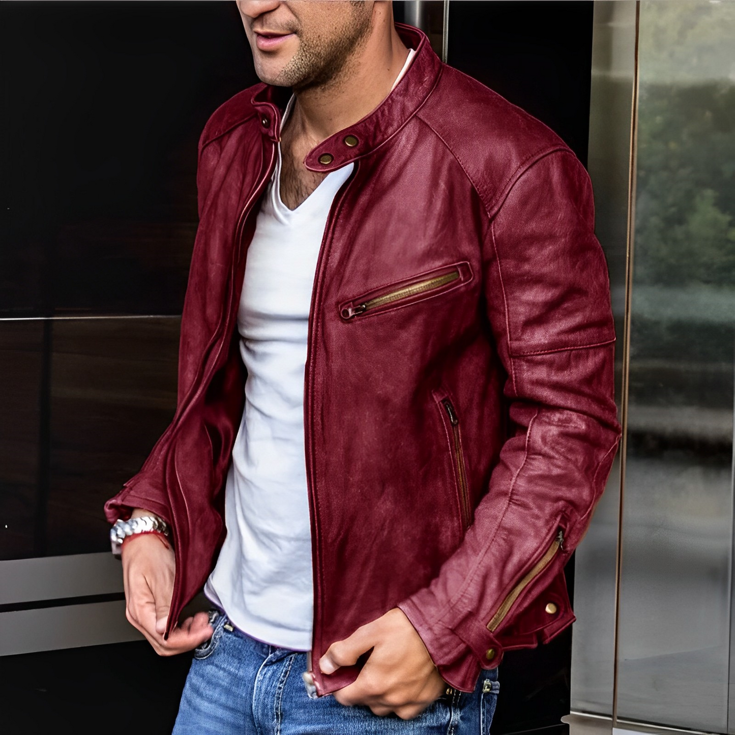 Enrico – Schicke Lederjacke