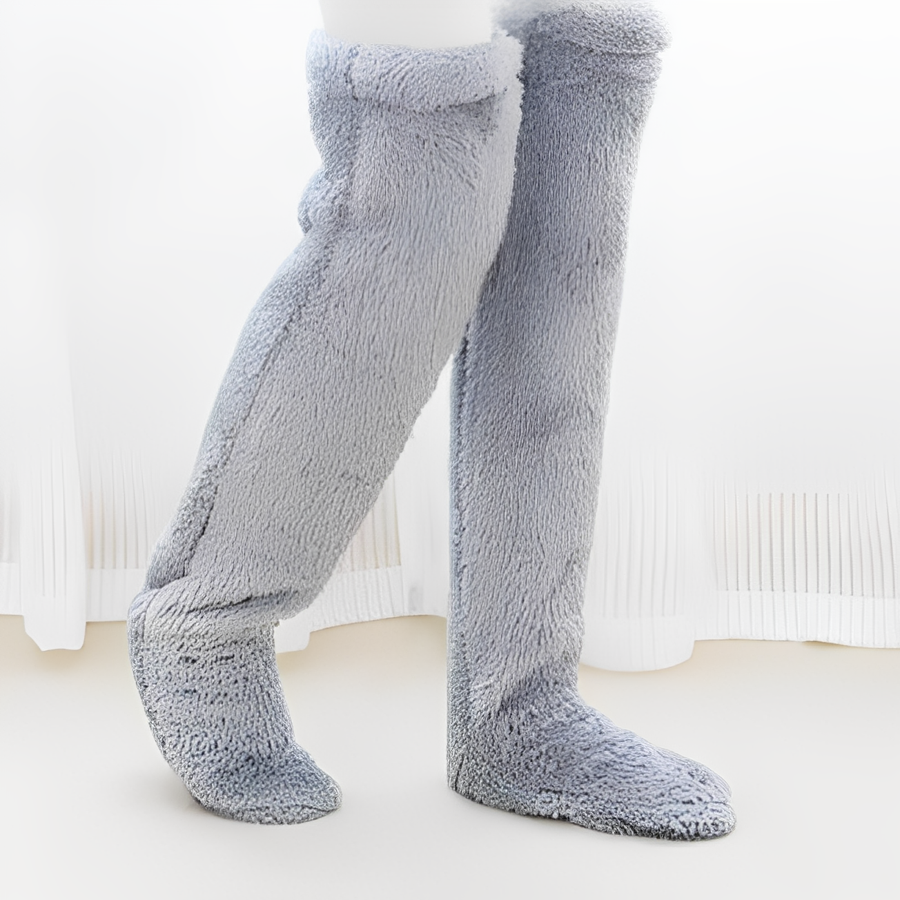Camellia - Warme, kniehohe Wintersocken für Frauen