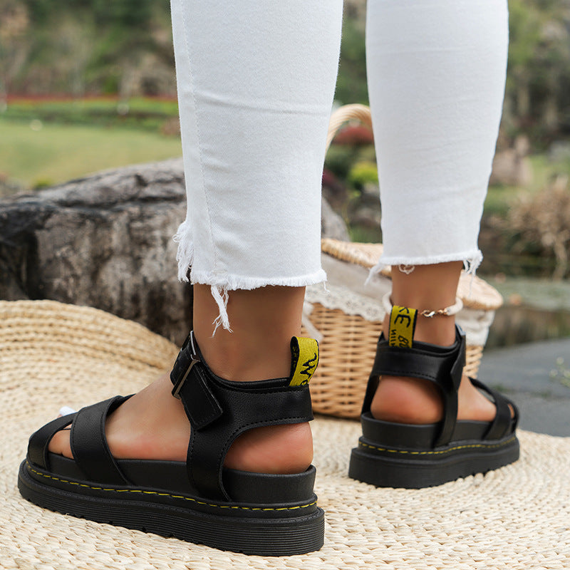 Laurelle - Trendige römische Sportsandalen mit Schnalle für Damen