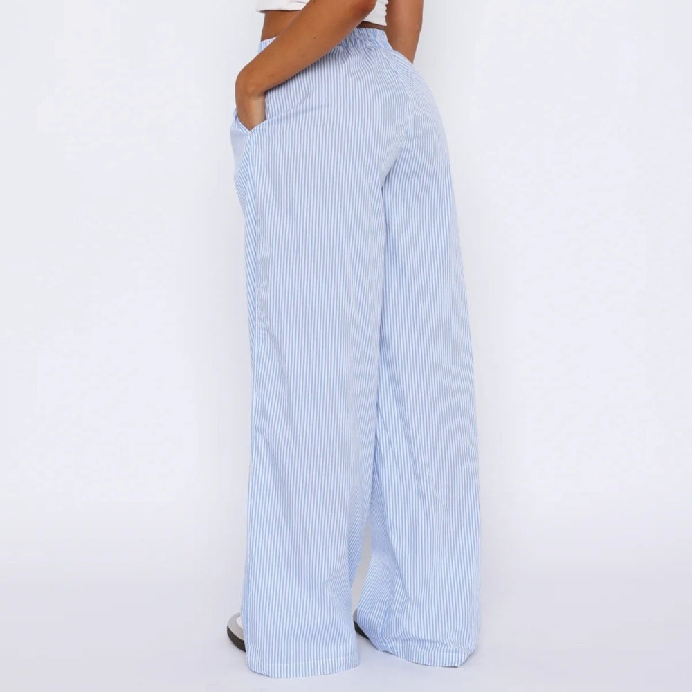 Elis – Damenhosen Breites Bein Hohe Taille