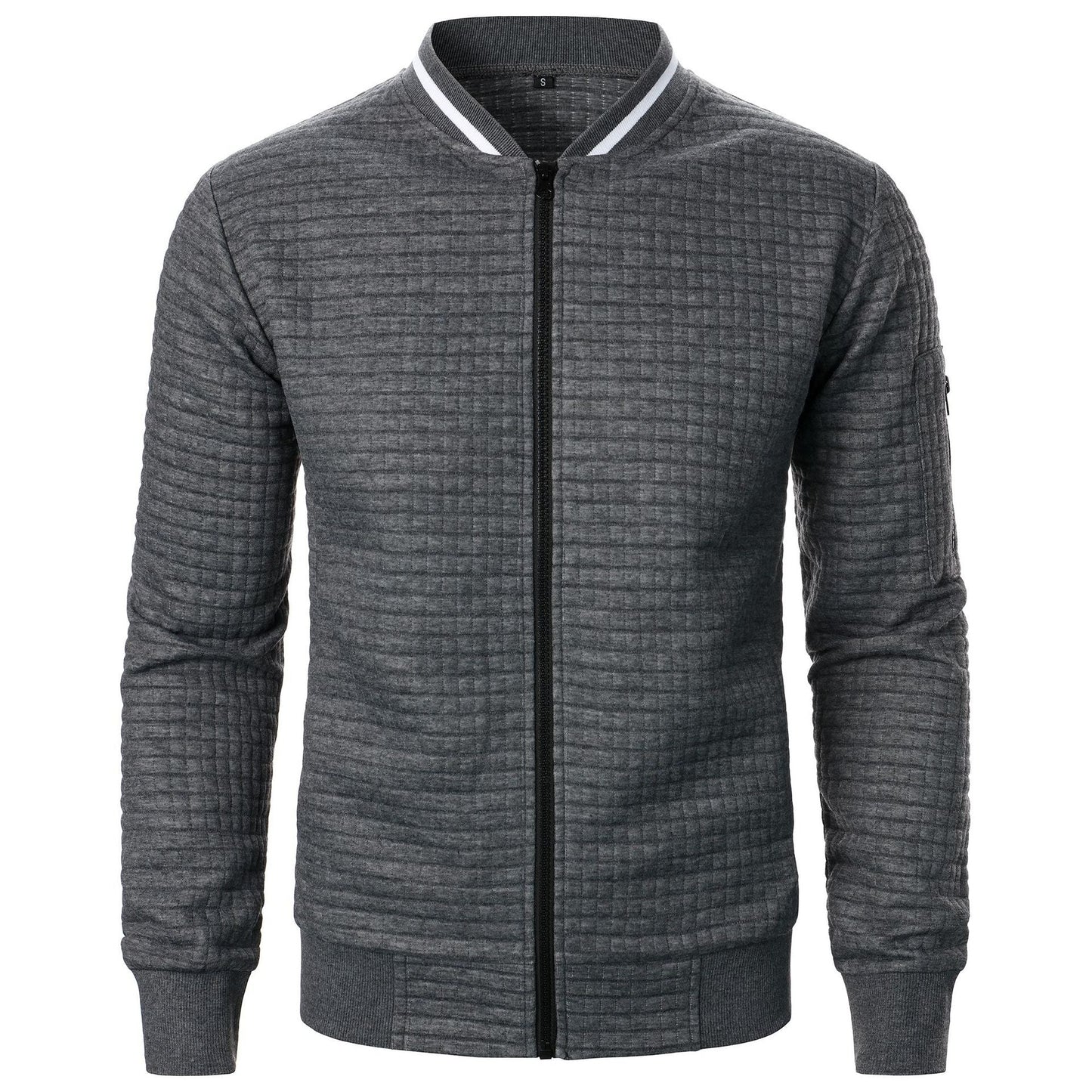 Malcom - Moderner Herrenpullover mit Zipper