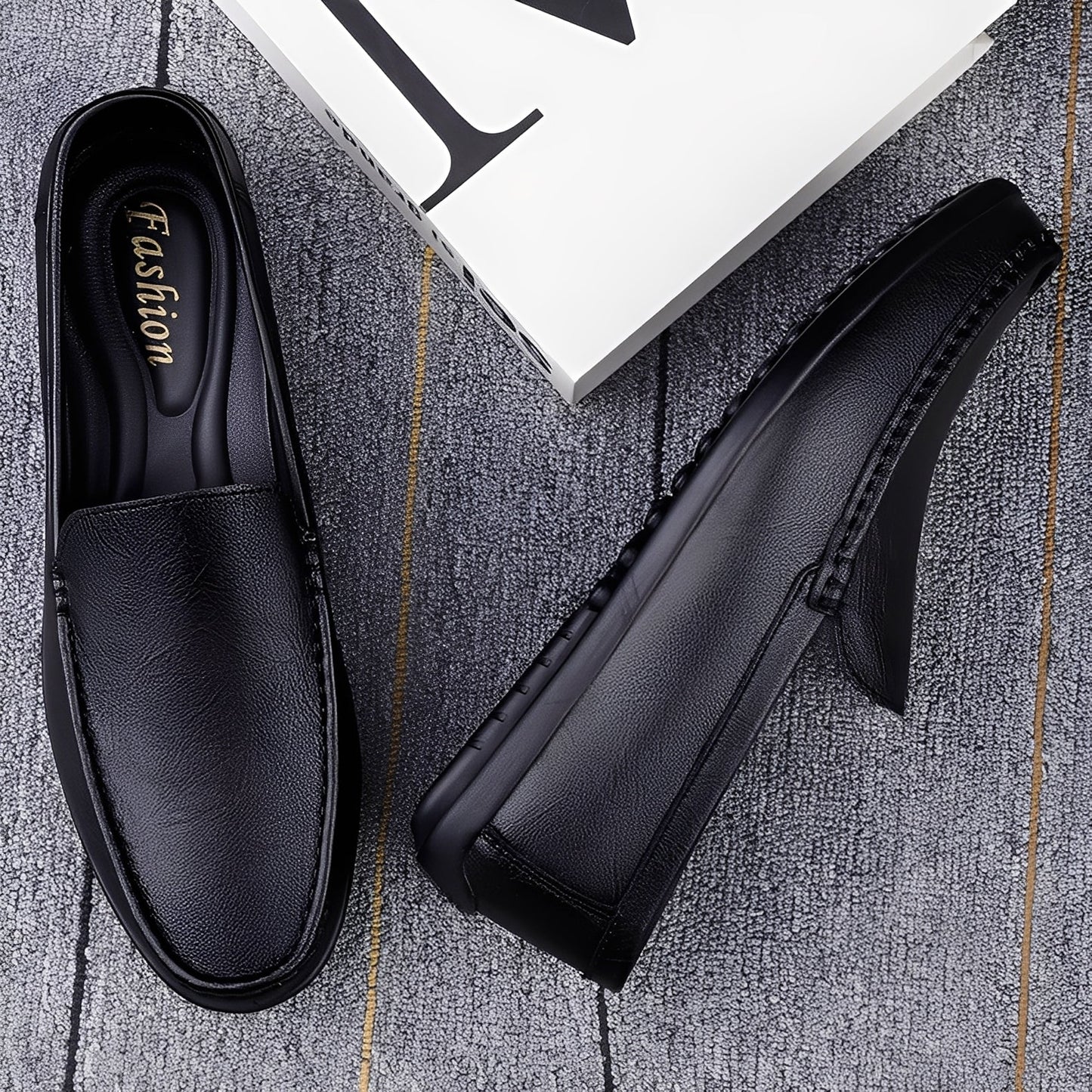 Seward - Bequeme, modische Herren-Lederslipper