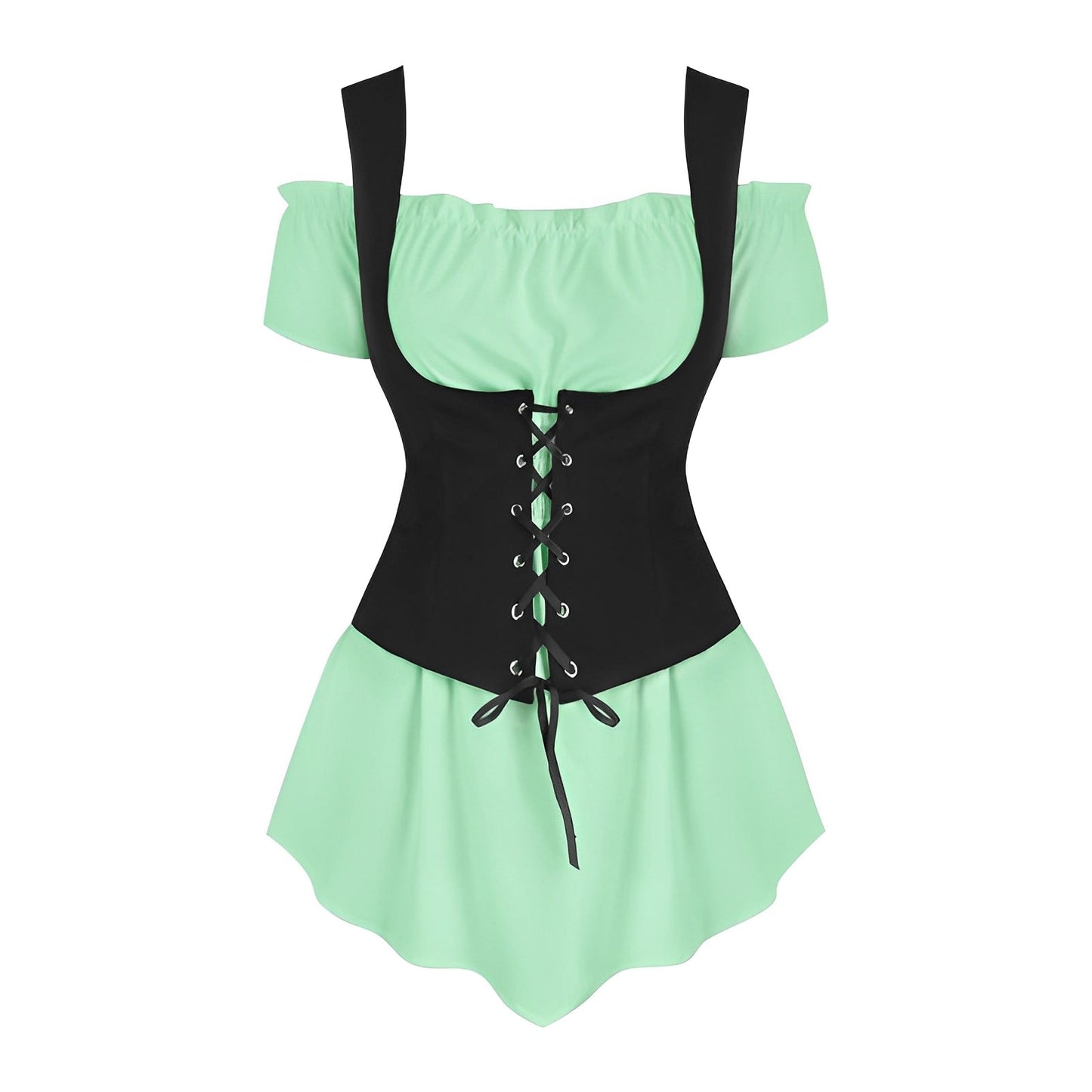 Danica - Frauen-Outfit mit Schnürung fürs Oktoberfest