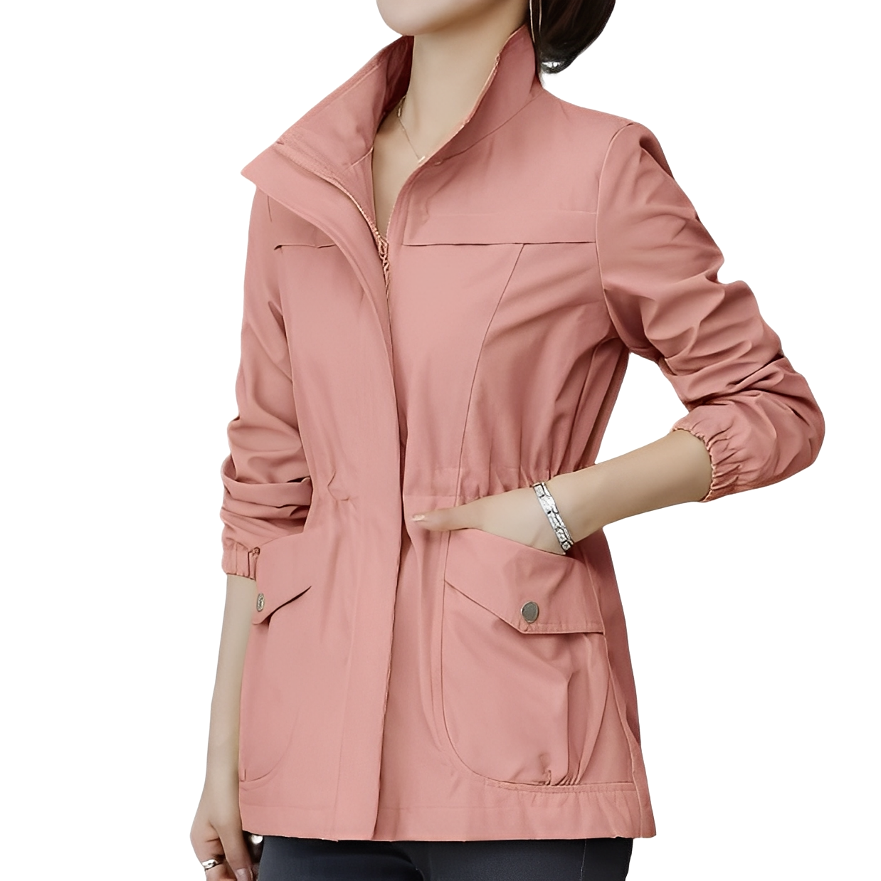 Gwenda - Modische Damenjacke mit einstellbarer Taille