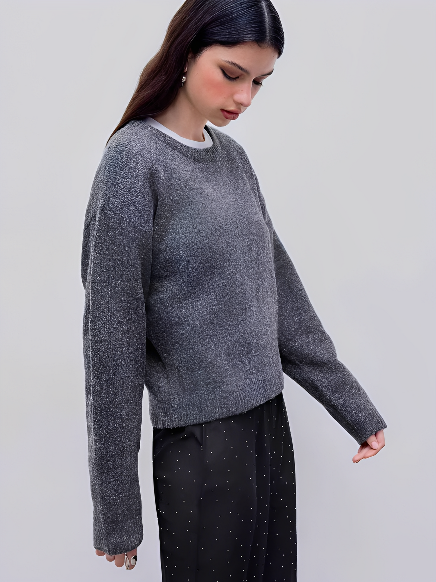 Luvenia - Bequemer, warmer Frauenpullover aus Polyester