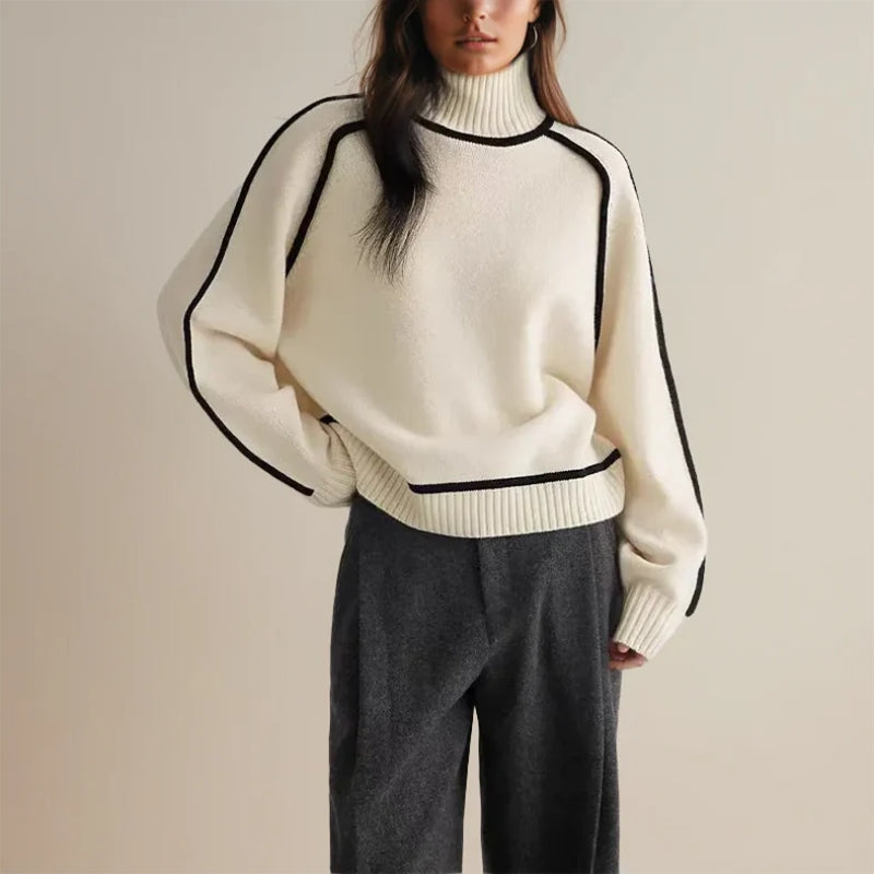 Aurora - Gemütlicher Damen Rollkragenpullover