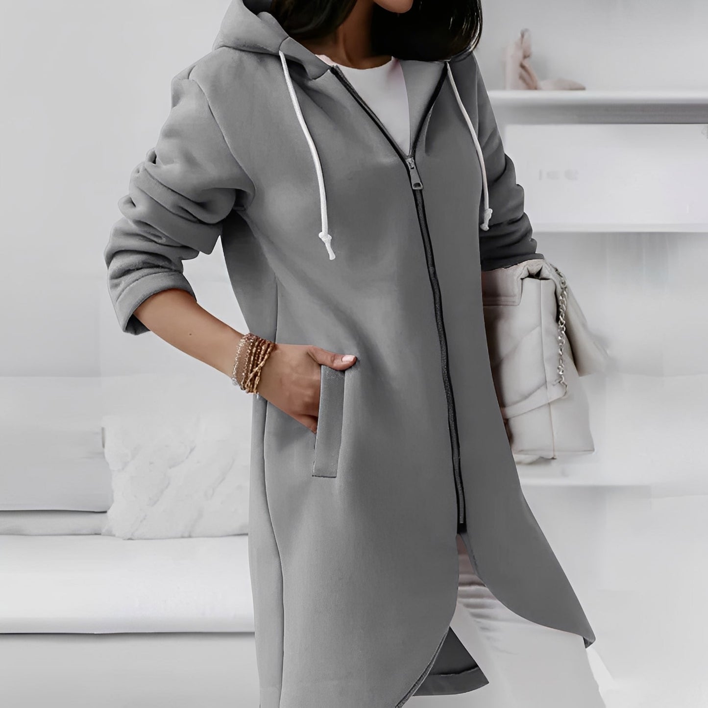 Myranda - Modische Jacke mit Kapuze für Damen