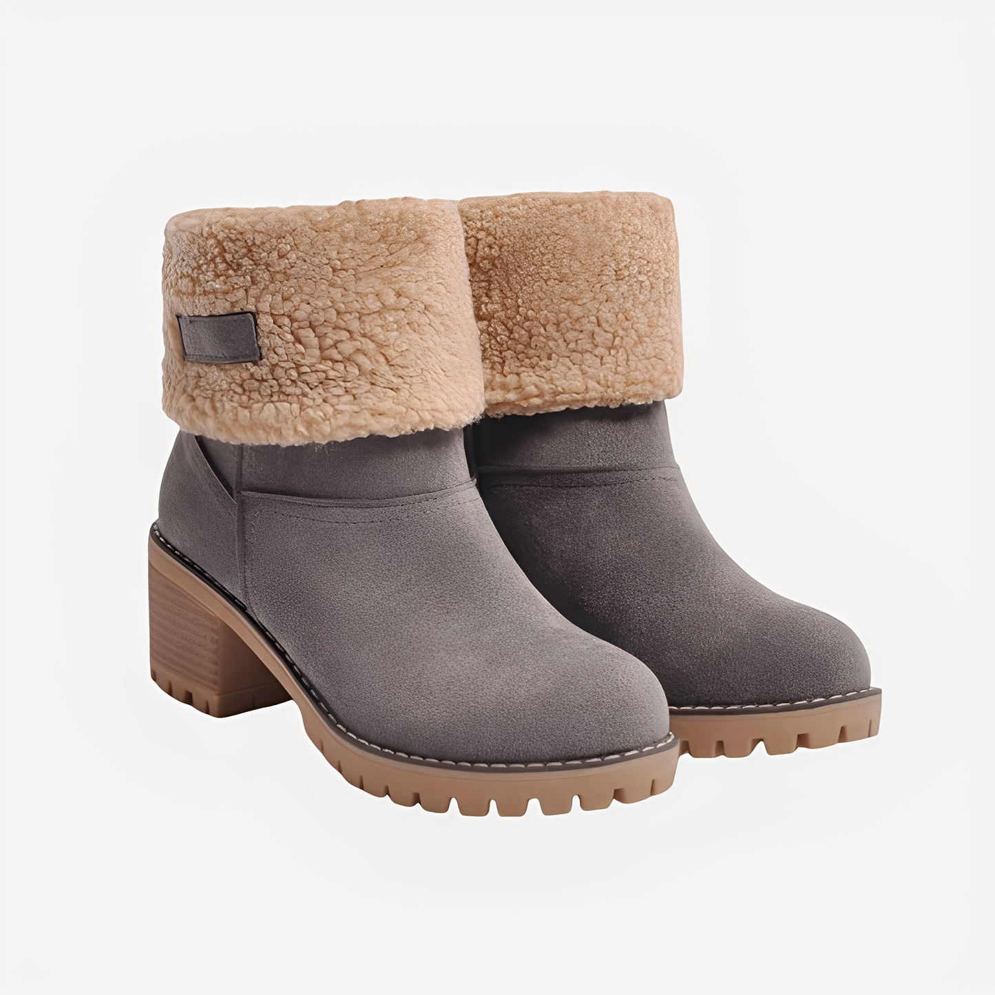 Claudia - Elegante, warme Winterstiefel mit Absatz für Damen