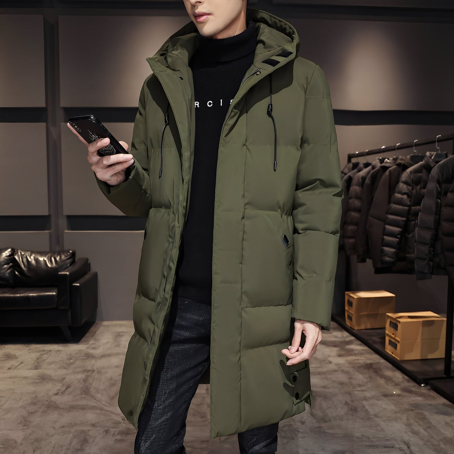 Bryan - Elegante, warme Parkajacke für Herren