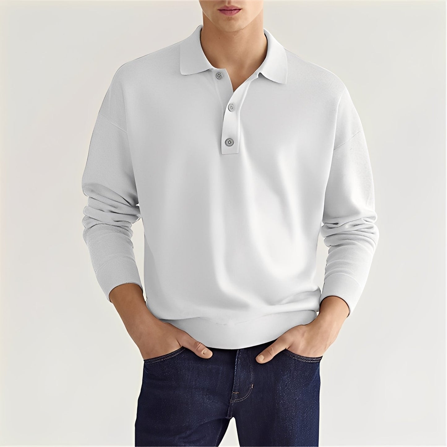 Zavier - Bequemes langes Herren-Poloshirt