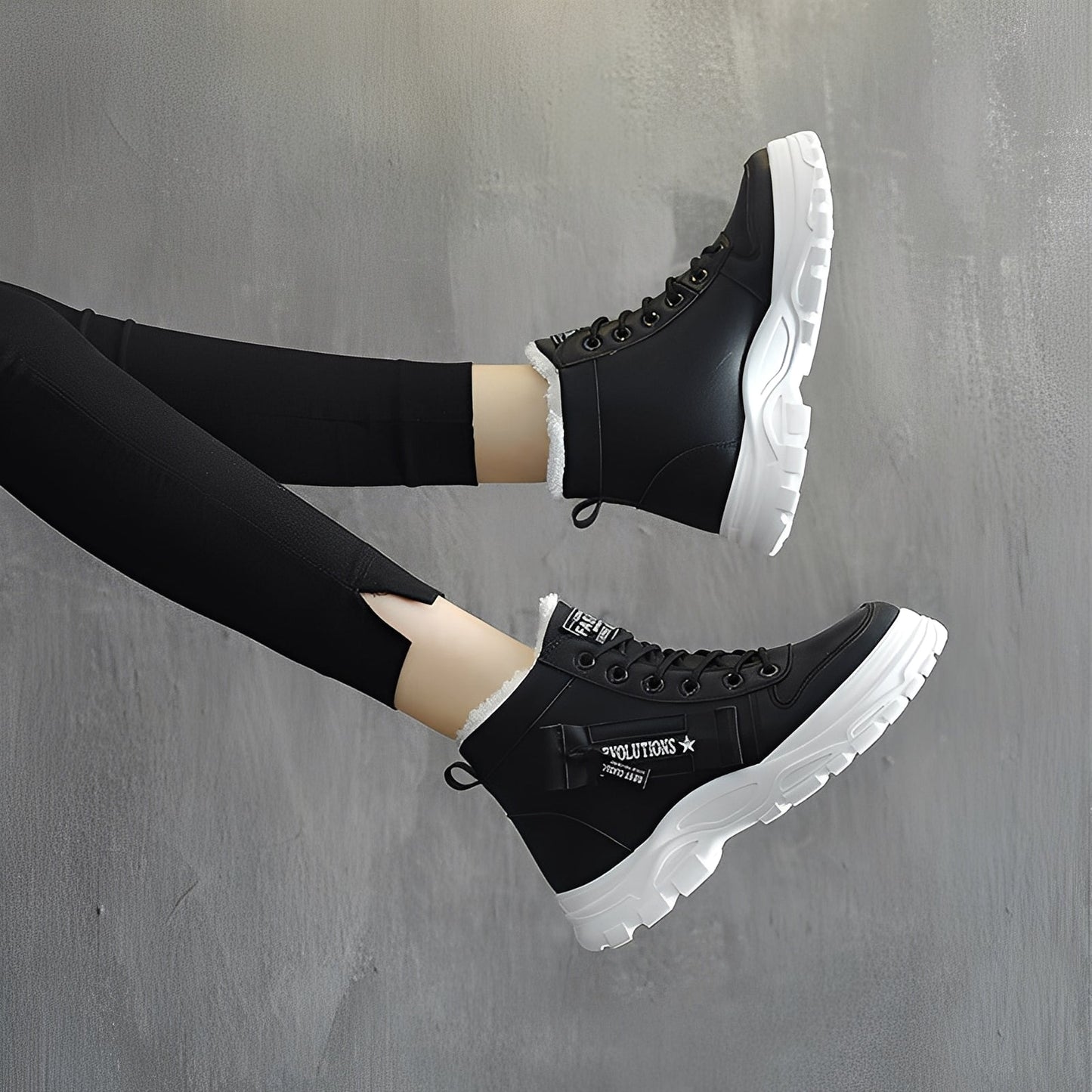 Jazmine - Moderne Damen-Plüschstiefel
