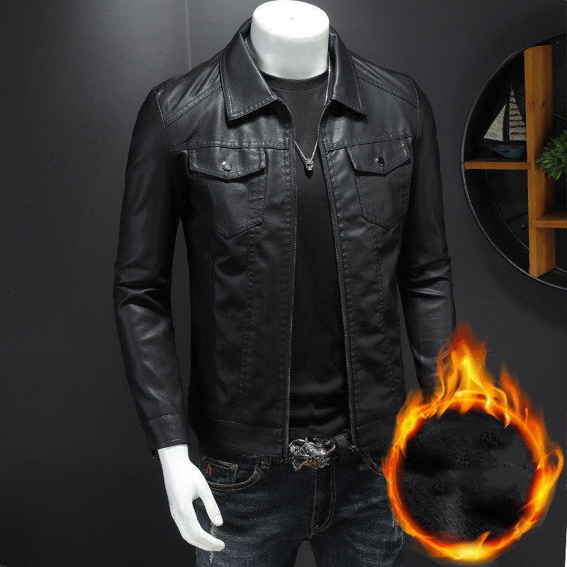 Nelson - Moderne Biker-Lederjacke für Männer