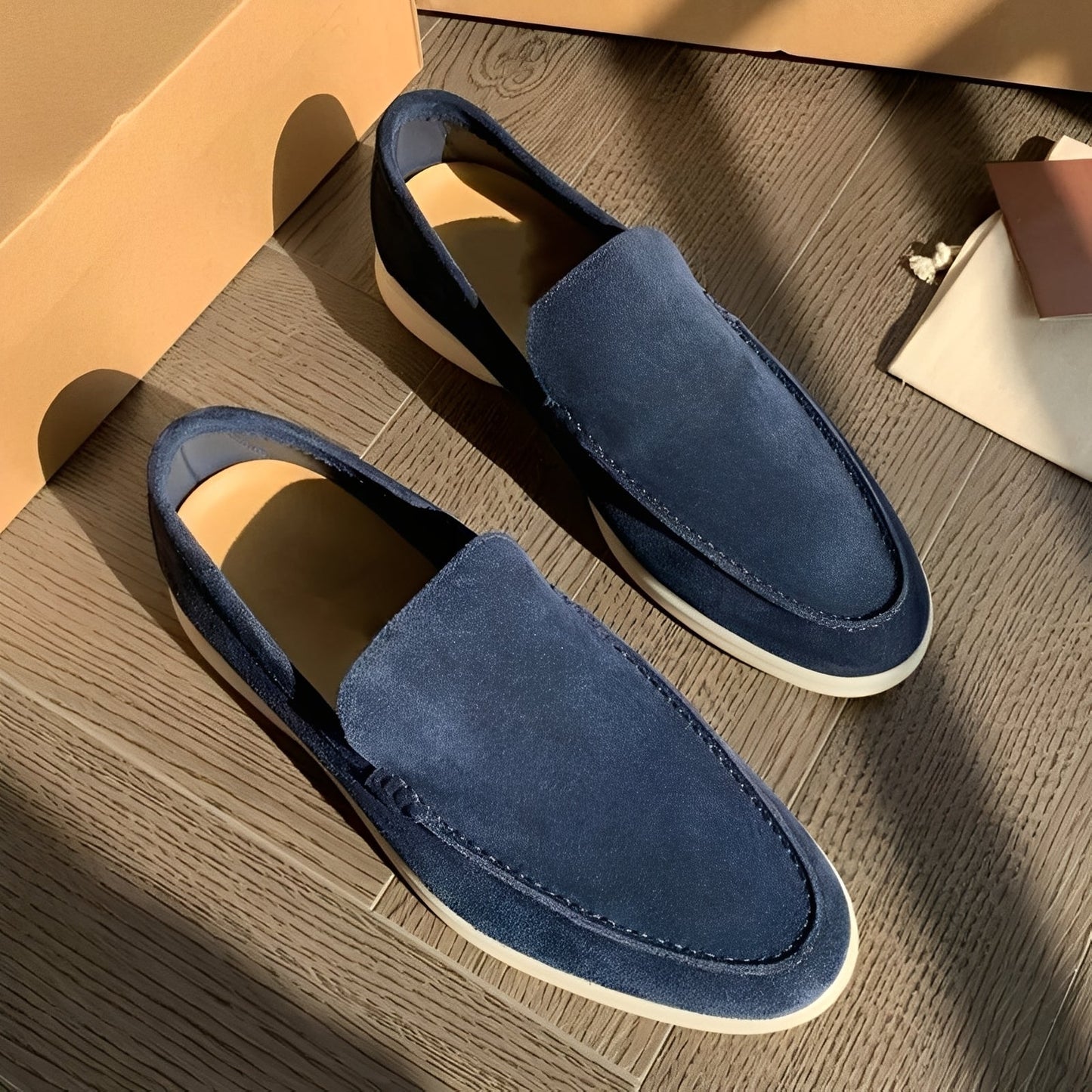 Joshua - Elegante flache Herrenschuhe