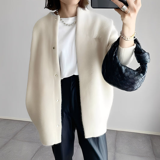 Dahlia - Stilvoller, locker geschnittener Damen-Cardigan