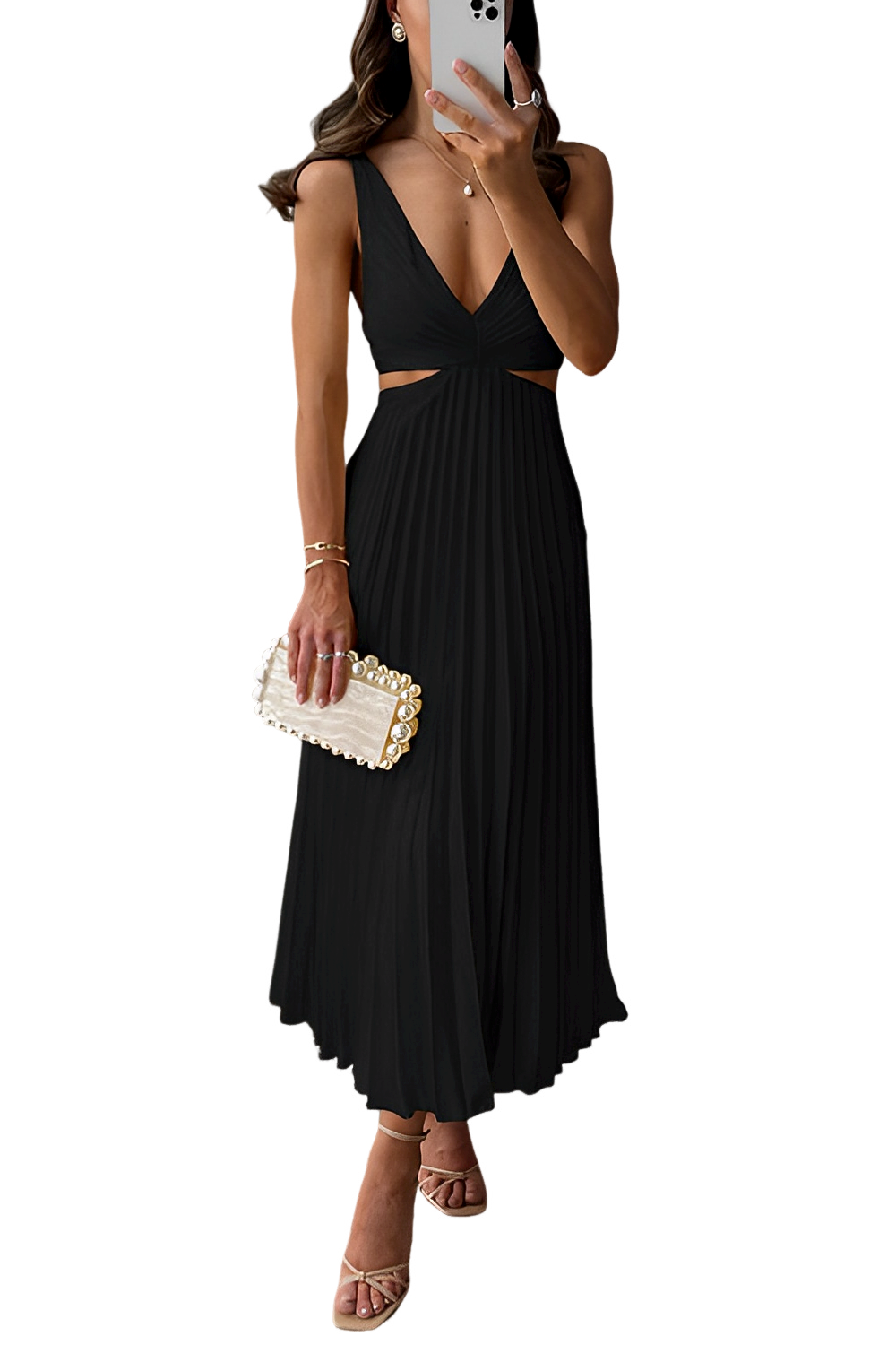 Kesley – Elegantes Plisseekleid mit Stil