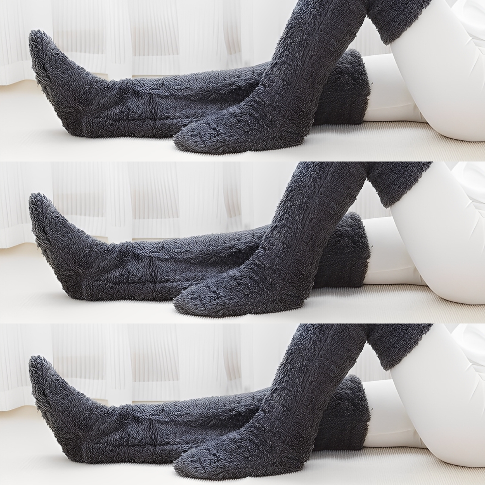 Camellia - Warme, kniehohe Wintersocken für Frauen