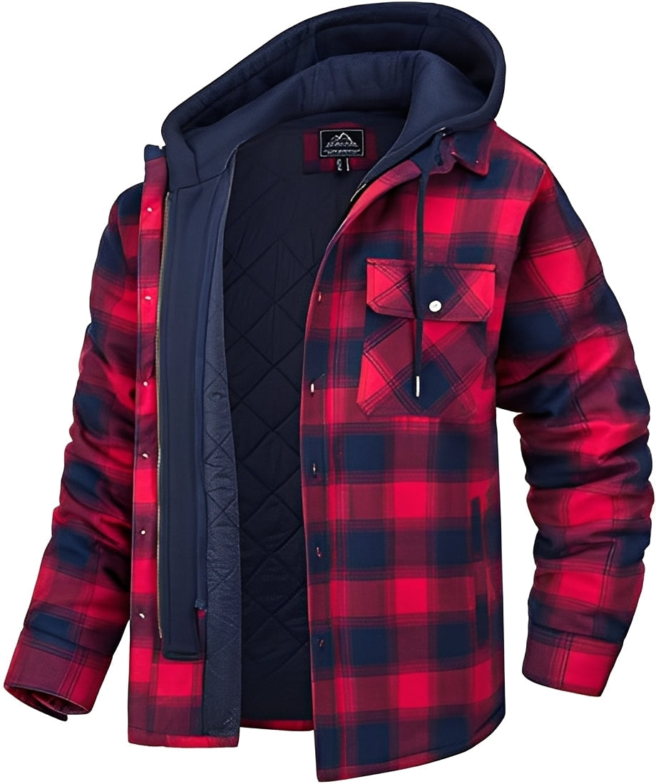 Roswell - Herrenjacke mit lässigem Karomuster