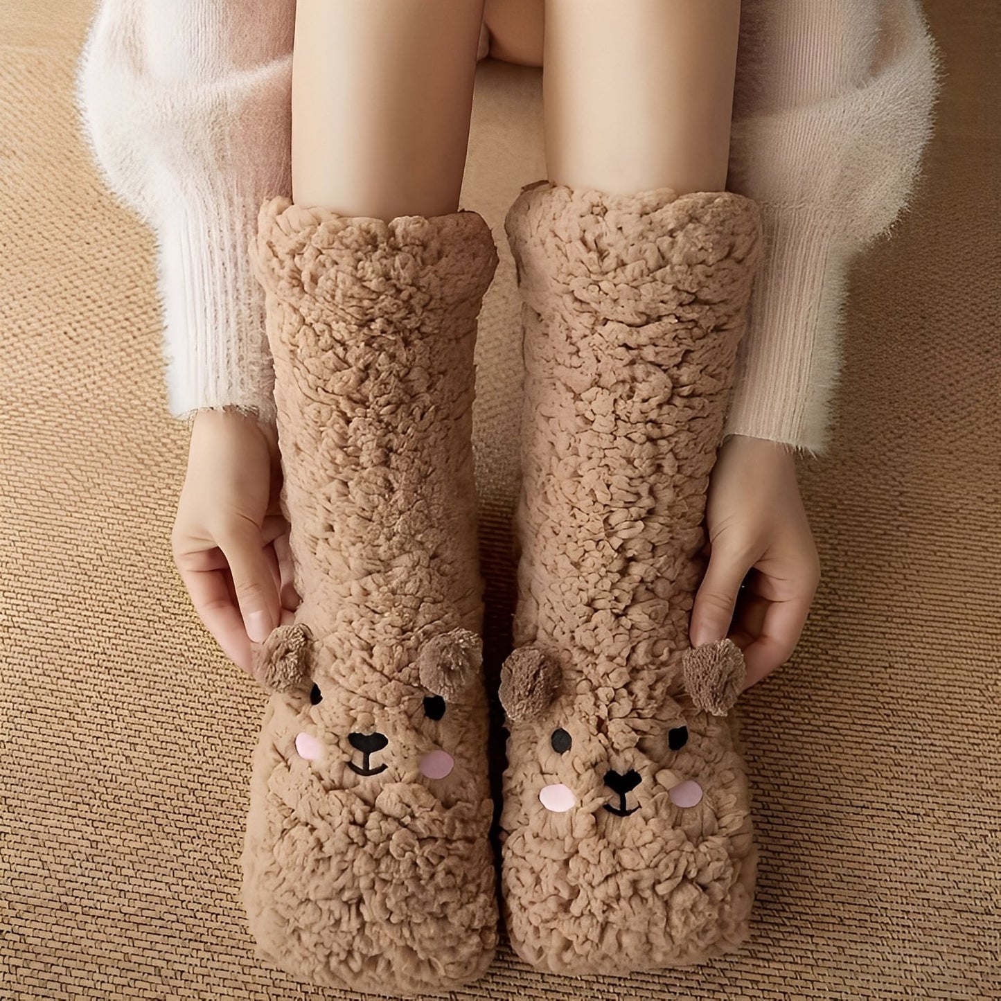 Caelie - Trendige, kuschelige, dicke Fleece-Socken für Damen
