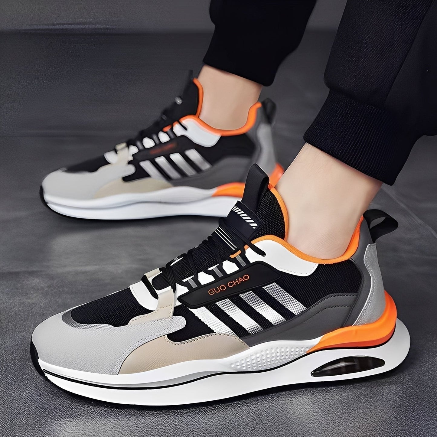 Hector - stilvolle, luftdurchlässige Herren-Sneaker