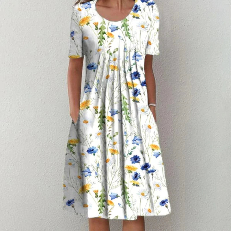 Anne - Kleid Floral Strahlende Blüte
