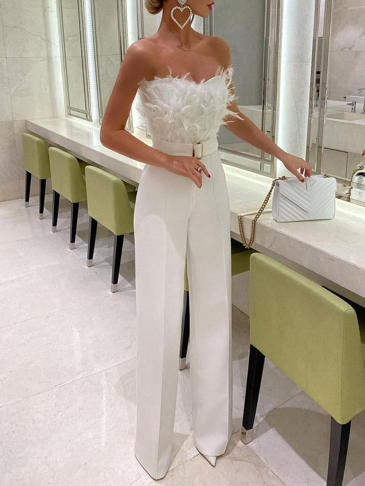 Frola - Der elegante Jumpsuit mit Bandeau-Top