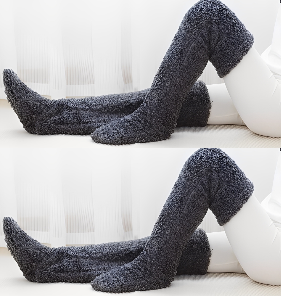 Camellia - Warme, kniehohe Wintersocken für Frauen