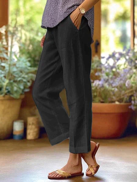 Oona - bequeme Damen-Sommerhosen aus Leinen