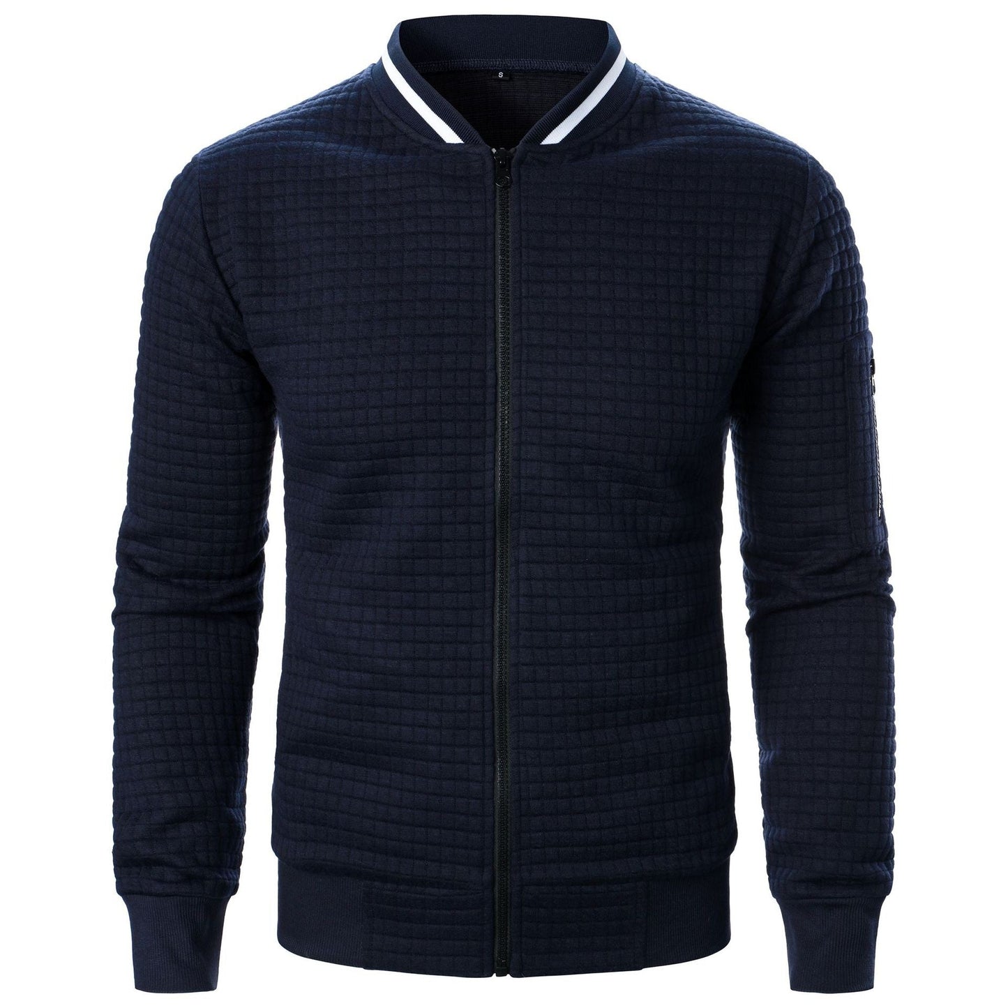 Malcom - Moderner Herrenpullover mit Zipper