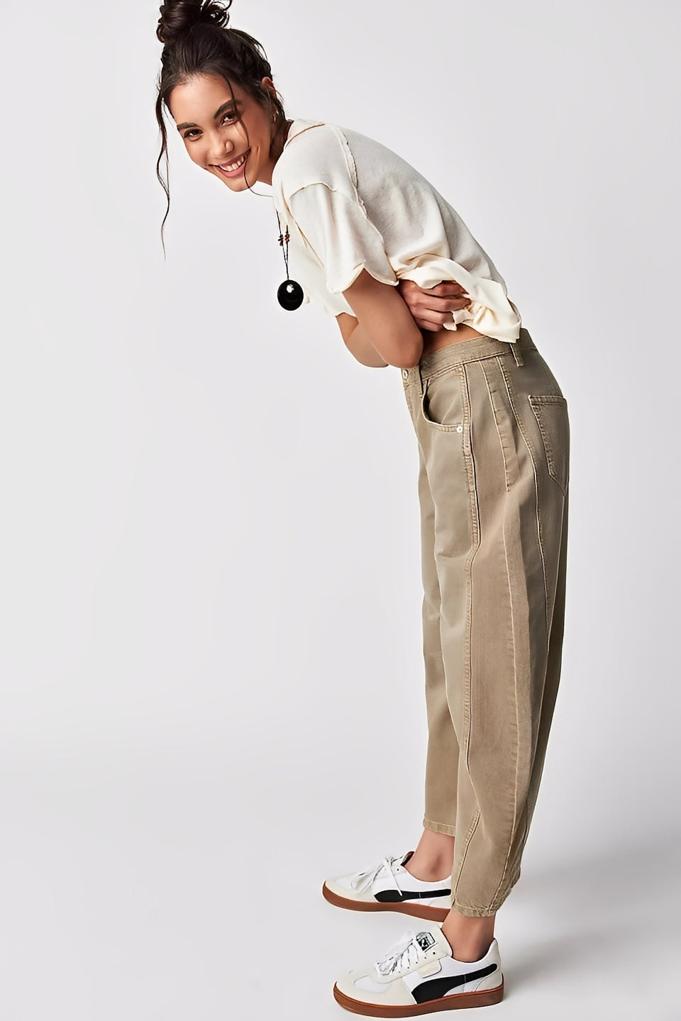 Adrienne - Klassische, locker sitzende Barrel-Jeans für Frauen