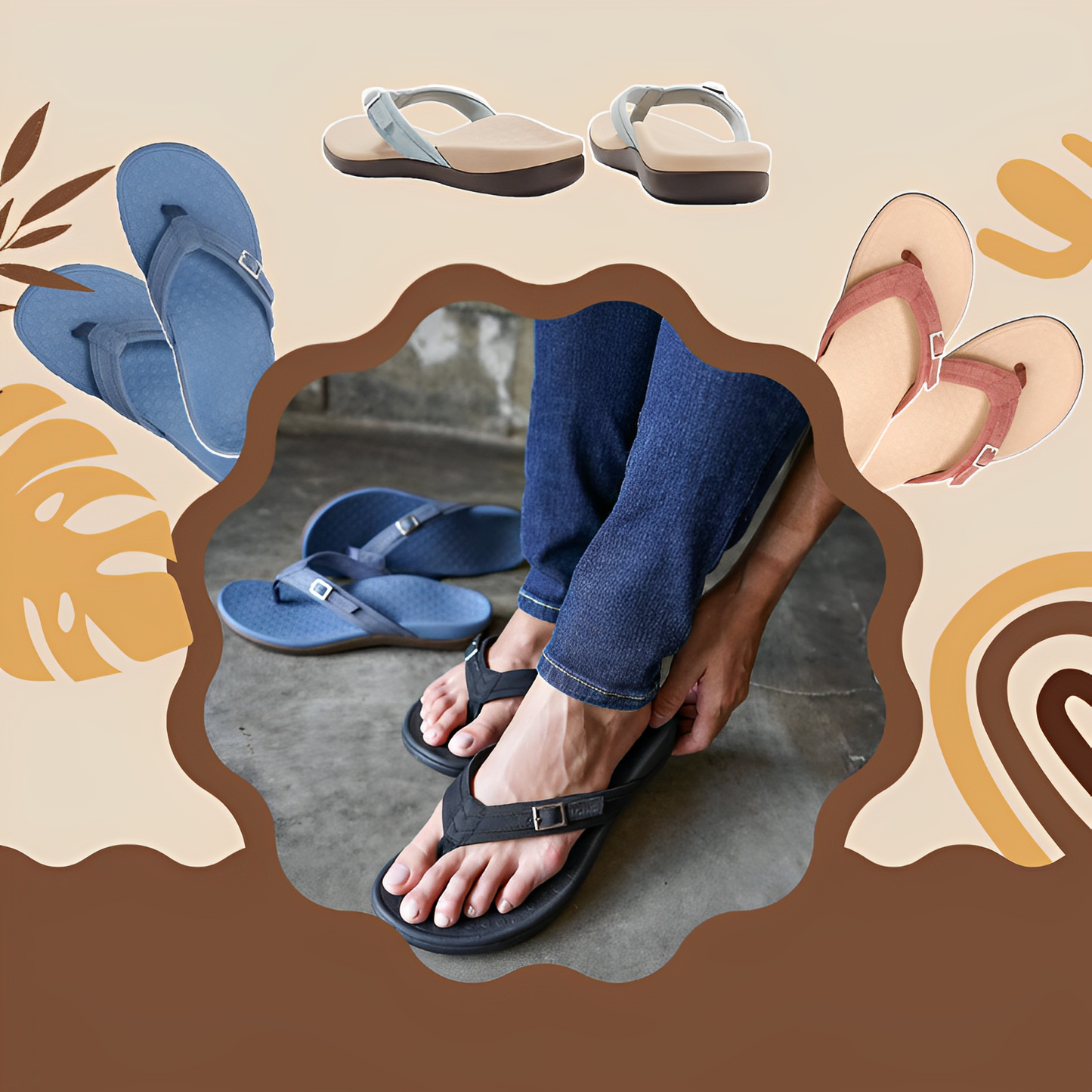 Daisy – Orthopädische Sandalen Damen