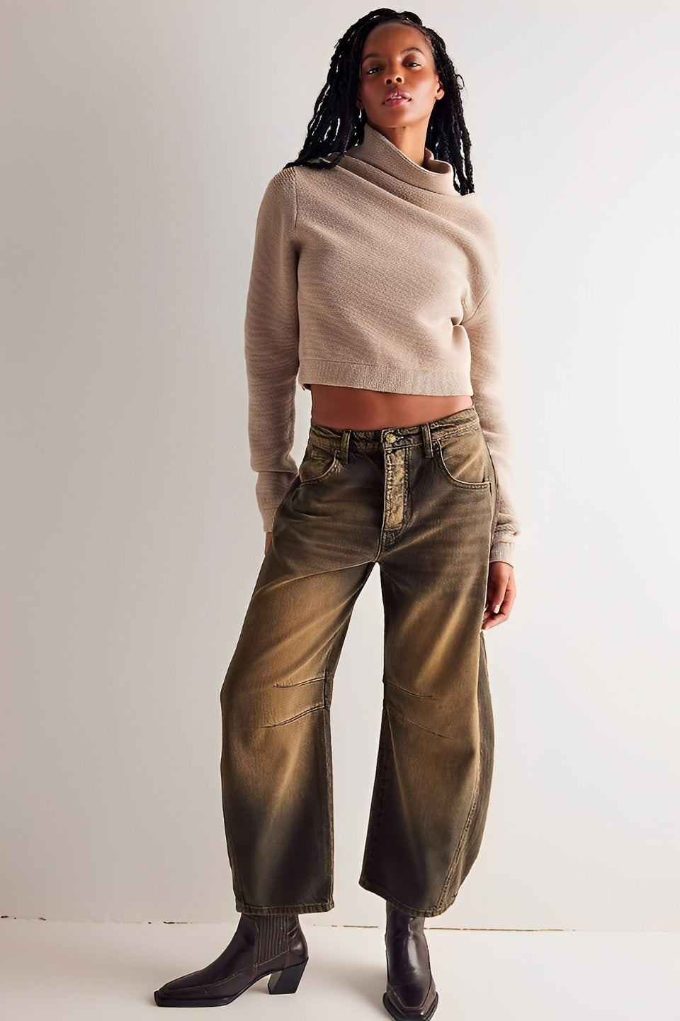 Adrienne - Klassische, locker sitzende Barrel-Jeans für Frauen