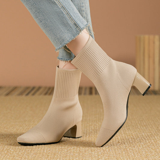 Elisha - Komfortable, warme Damenstiefel mit Absatz