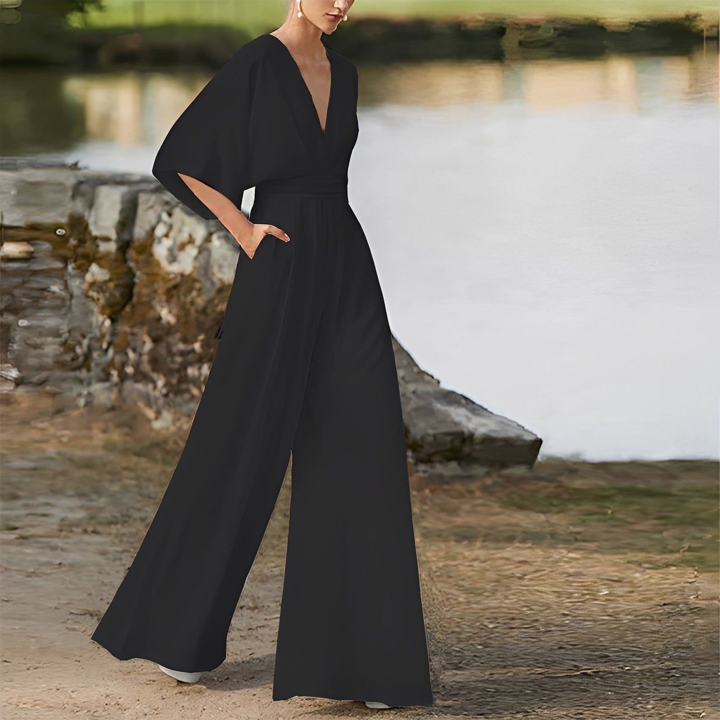 Elizabeth - Komfortabler und legerer Damen-Jumpsuit