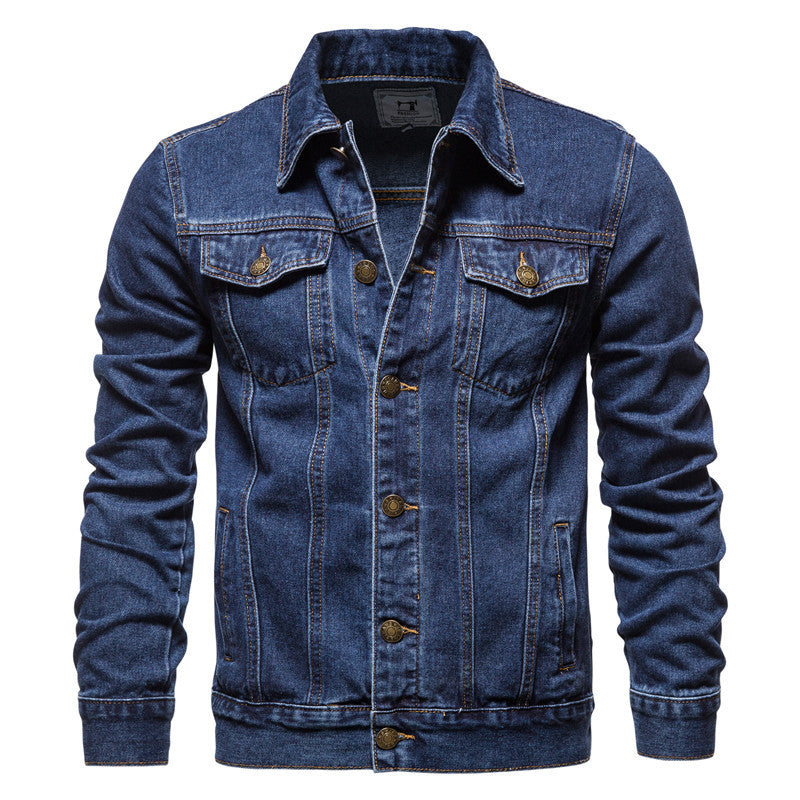 Winton - Traditionelle Herren-Jeans-Truckerjacke