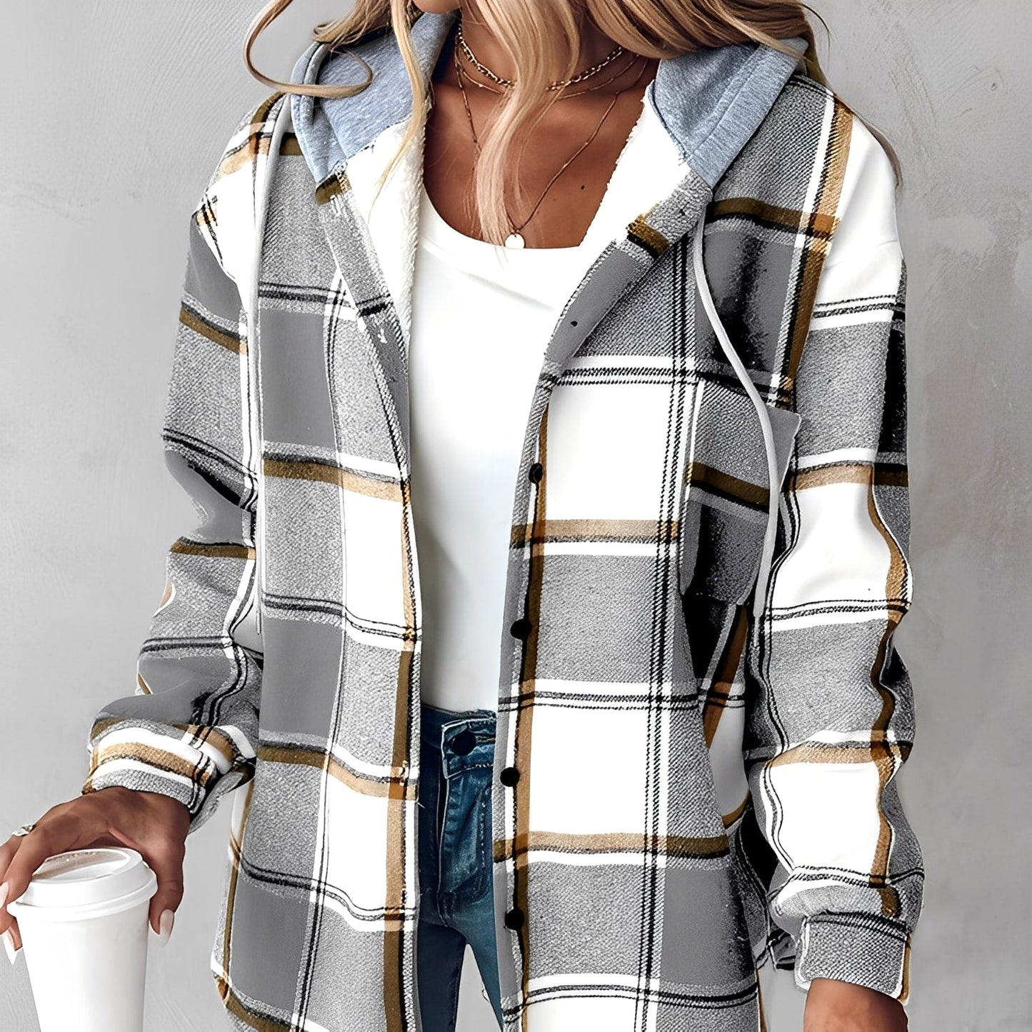 Briana - Komfortable, warme Damen-Kapuzenjacke