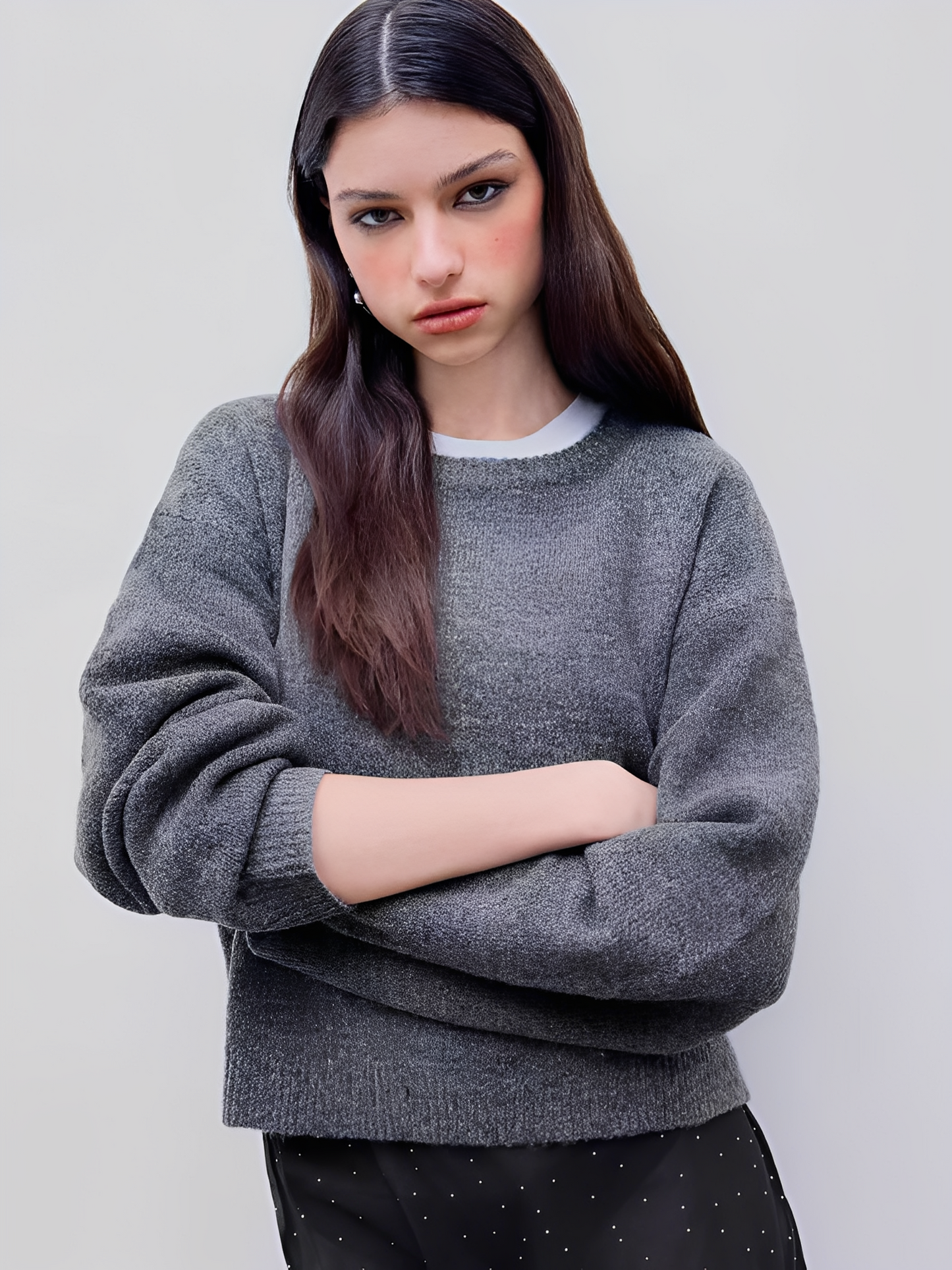 Luvenia - Bequemer, warmer Frauenpullover aus Polyester