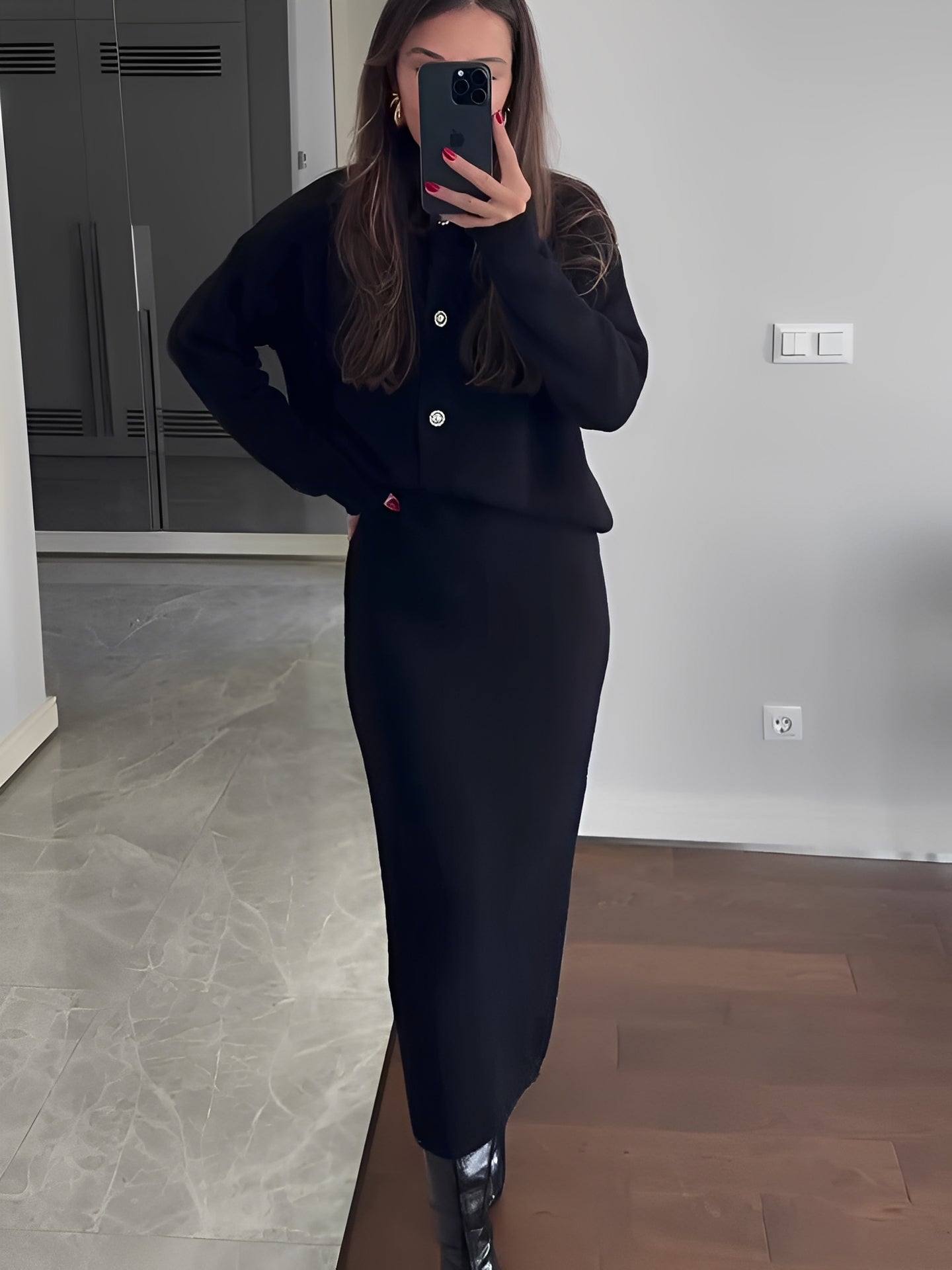 Cecilia - Schickes Set aus Jacke und Rock für Frauen