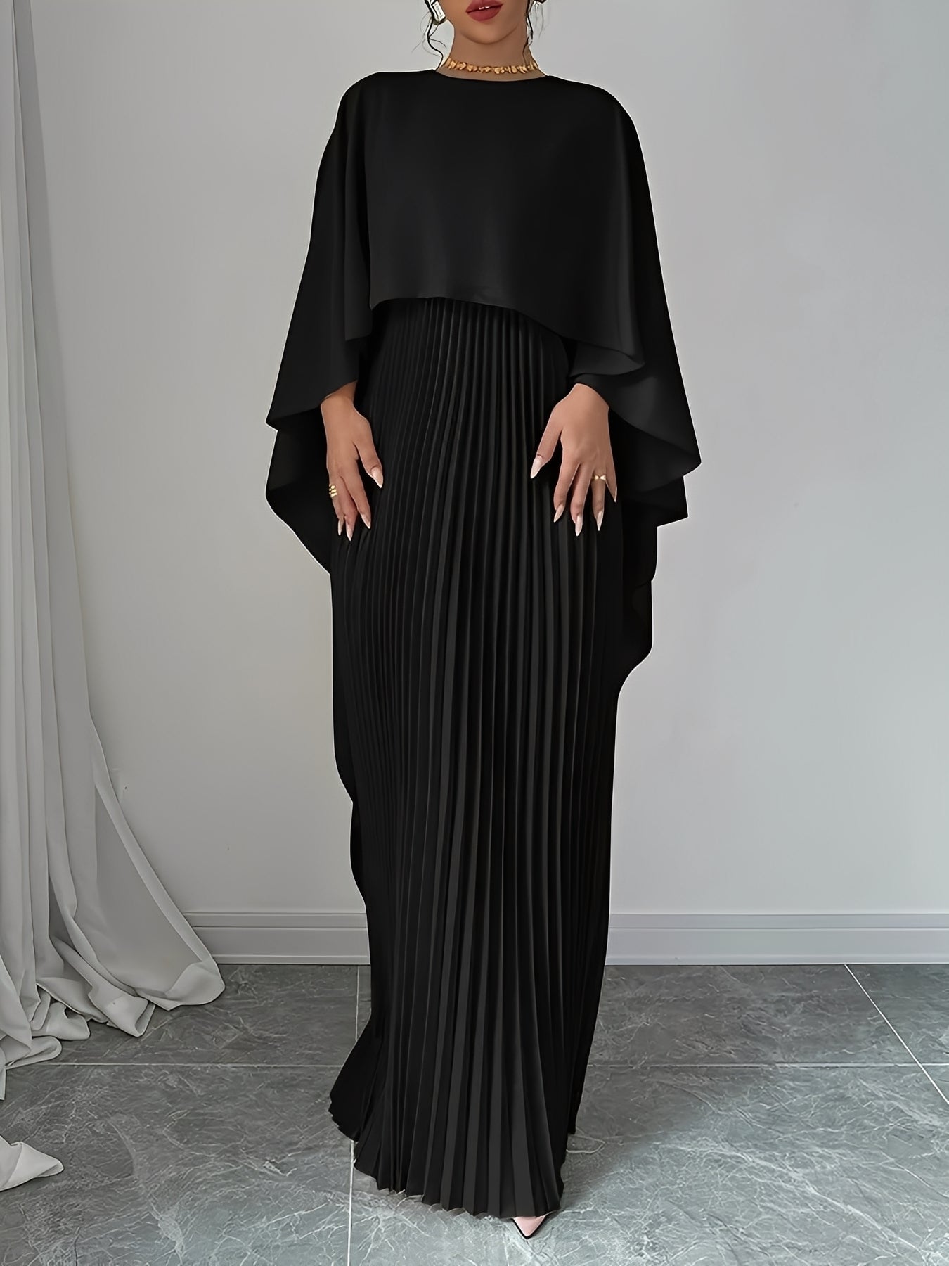 Katherine - Schickes, locker sitzendes langes Frauenkleid