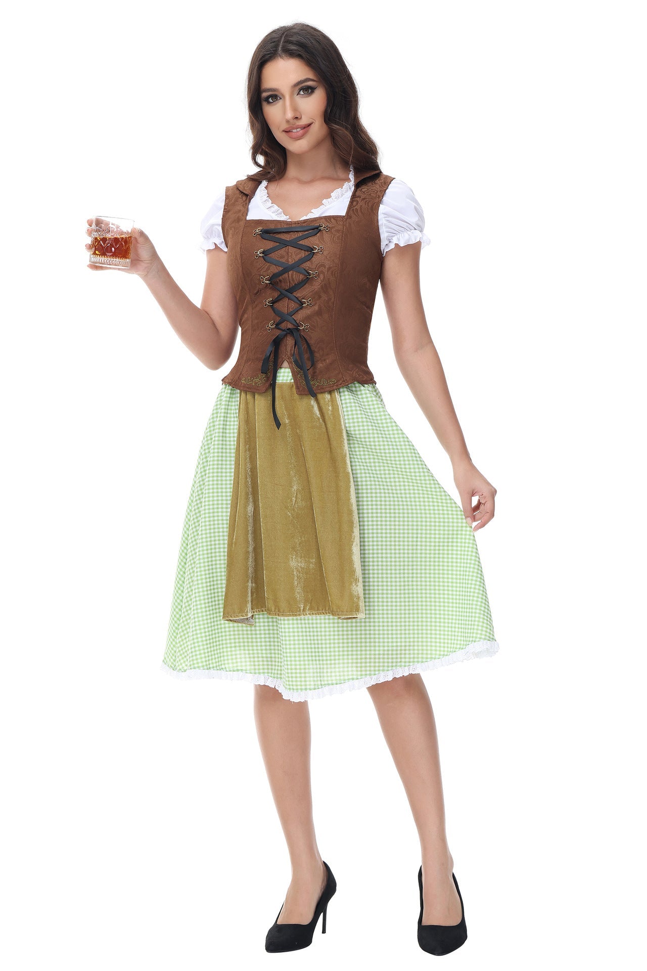 Stefani - Schickes Oktoberfestkleid mit Schnürung für Damen