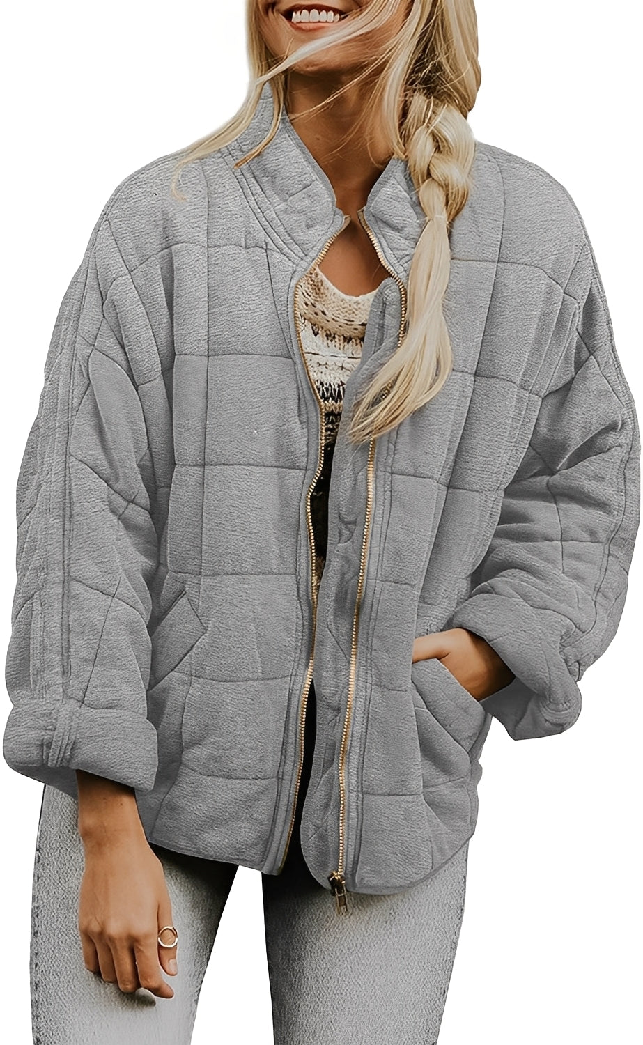 Mikaela - Damen Oversize-Jacke für kalte Tage