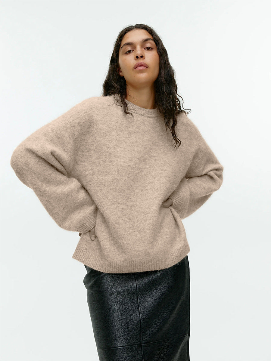 Caelie - Bequemer, dicker Kaschmirpullover für Damen