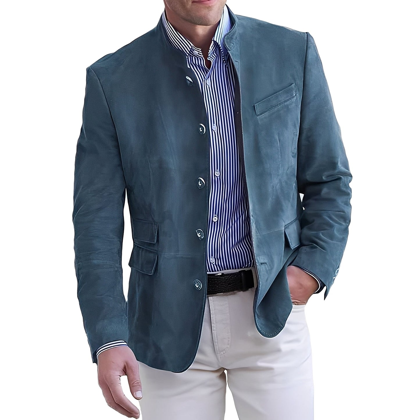 Brenden - Traditionelle Freizeitjacke für Herren mit Knöpfen