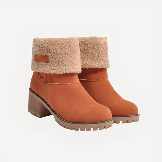 Claudia - Elegante, warme Winterstiefel mit Absatz für Damen