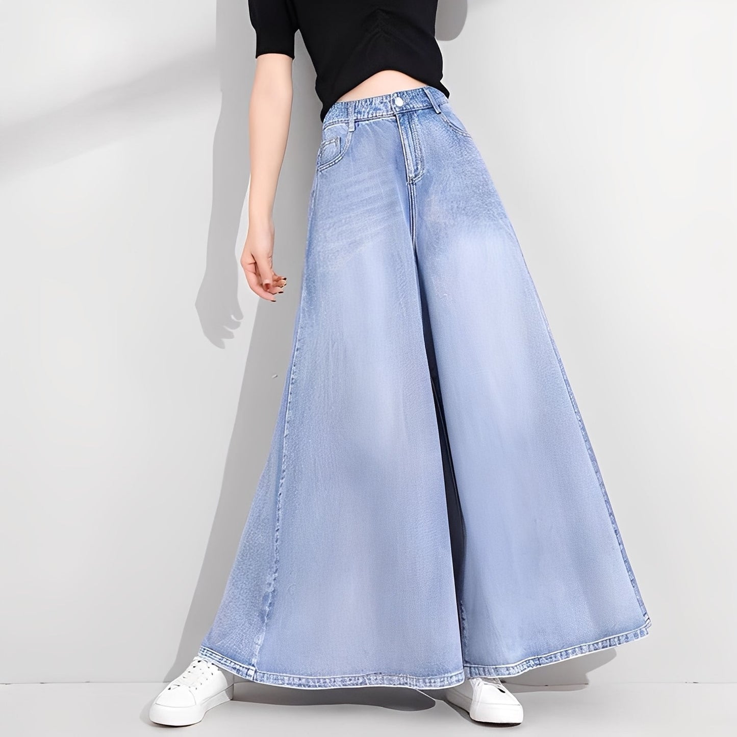 Jasmine - Trendige Damen-Jeans mit weitem Bein