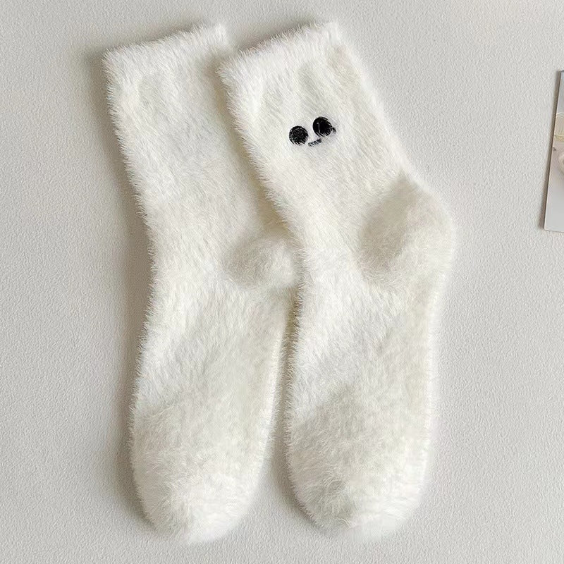 Catherina - Charmante, mittellange Kuschelsocken für Damen